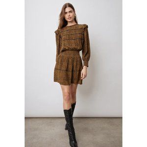 NWT Rails Faren Dress in Sepia Python M